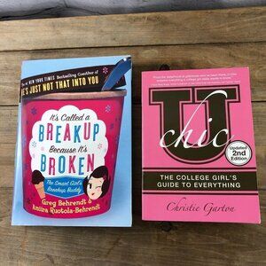 College Highschool Chic Relationship University Life Advice Book Gift Bundle Set